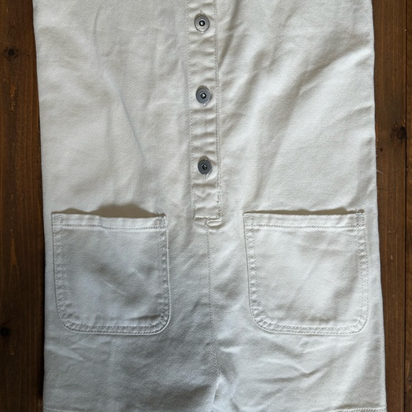 Seed Heritage Off-White Ruffled Sleeve Dress - Picture 3 of 5